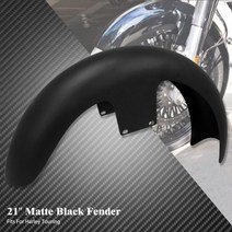 자전거흙받이 자전거머드가드 자전거물받이 오토바이 스틸 랩 프론트 펜더 할리 투어링로드 킹 일렉트라 스트리트 글라이드 배거 용, 21in 120 R21 D