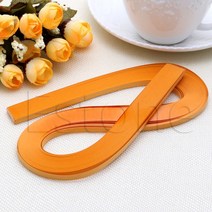 플라스틱 골판지 박스 양면 120 줄무늬 Quilling 종이 5mm 너비 솔리드 컬러 접기 DIY 핸드 크래프트 12 색 m15, [05] FG