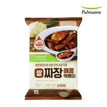 풀무원 매콤 쌀 짜장떡볶이 2인 423.5g, 없음