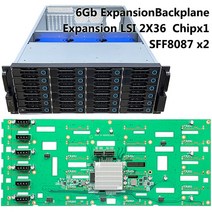산업용 컴퓨터 케이스 ZhenLoong 4u 24Bay 확장기 핫스왑 HDD SAS SATA 19 인치 랙 서버 섀시 스토리지 확장 백플레인 NAS 6Gb, extend backplane