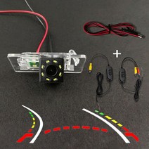 무선후방카메라 어라운드뷰 사이드 후방카메라 무선 CCD 카메라 Fisheye 4 8 12 Led 동적 야간 방수 아우디 A4L A4 TT A1 A3 A5 A7 Q3 Q5 RS5 2, [12] dynamic wireless kit