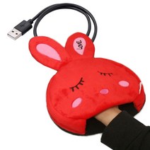 러브토끼 USB 온열 발열 마우스패드 손목쿠션 손난로, 단품, 봄의피는꽃 본상품선택