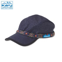 카부 KAVU 스트랩 캡 데님 모자 100% 코튼, 없음