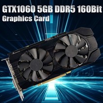 지포스 GTX1060 5GB DDR5 160Bit 그래픽 카드 16Nm 1506Mhz 8008Mhz PCI E 3.0 HDMI 호환 DVI 2Xdp 비디오, [01] Black