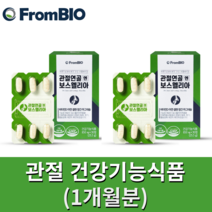 프롬바이오 관절 연골 엔 보스웰리아 집중케어 영양제 식약처인증 관절케어 홈쇼핑 운동 관절 좋은음식 효능 캡슐, 2개, 30캡슐