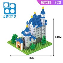 중국 레고 완벽 호환 세계적으로 유명한 빌딩 에펠탑 이스터 섬 액션 피규어 모델 교육 완구, 04 8404