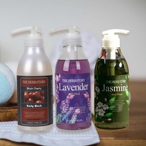 S/N709022+더허브스토리 향기좋은 아로마 바디워시 500ml 퍼퓸바디워시 유아바디워시 등드름바디워시 약산성바디워시_S+D/GA40922, 08. 블랙체리, 본상품선택