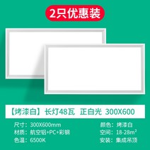 인테리어 욕실천장재 욕실공사 침실 욕실천장교체 욕실천장마감재 화장실천장 욕실천장재 300*600 욕실천장 깔끔하고편리, 【2마리 할인세트】300x600 에나멜 화이트 48W