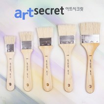 새한 아트아트시크릿 3865 F 다용도 돈모 붓 아크릴 유화 회화 페인트 브러쉬, 40