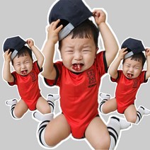 (당일발송) 2022 카타르월드컵 대한민국 국대 유니폼 아기 바디슈트 롬퍼 아기옷 붉은악마