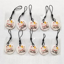 rfid 복사기 태그 스티커 복사 rf카드 여러 패턴 IC 13.56MHz UID 쓰기 가능 재기록 방수 Keyfobs 키 태그 변경 S50 1K RFID 펜던트 링 카드 10Pc, 10pcs type-T