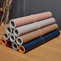 대형 가죽 데스크매트 책상 보호 깔개 가죽 데스크패드 테이블 커버 10 Color, 네이비x옐로우