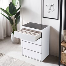 나무뜰 레노 600/800/1200 드레스룸 아일랜드 서랍장, 레노 600 드레스룸 아일랜드 서랍장 SWL171C, 화이트