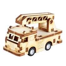 아기 목재 입체퍼즐 - 영공방 달려라 소방차, 단품, 단품