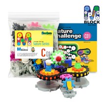 움직이는 엠블럭 기어로봇 C-01호/69pcs+교육교재, 엠블럭 C-01호