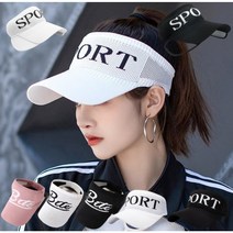 여성 골프모자 사계절용 자외선차단 썬캡 챙모자 햇빛가리개, 날개썬캡-화이트