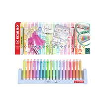 스타빌로 스윙쿨 형광펜 18색세트 한정 패션 에디션, 단품