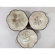 크리스탈 유리비즈 드림캐쳐 마크라메 썬캐쳐 재료 diy 자개모빌 만들기 인테리어모빌, 납작물방울50mm 한개