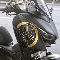 2021 야마하 XMAX300 튜닝 스티커 프론트 커버 데칼 골드 로고 엠블럼 17-22년