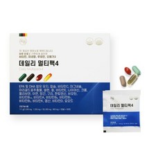 데일리 멀티팩 4 하루 한포 간편루틴 종합영양제 비타민 미네랄 루테인 오메가3 (30포), 데일리 멀티팩 4 (30포)