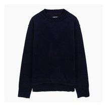 [메종마틴마르지엘라] (당일) 22FW 메종 마르지엘라 백스티치 엘보패치 네이비 울 니트