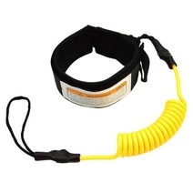 양양서핑강습 4 피트 코일 서핑 보드 목줄 스탠드업 패들 발목 끈 Sup 발 다리 로프 뗏목 카약, 02. YELLOW, CHINA, YELLOW