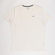 3400.홀리스터 라운드넥 자수 반팔티셔츠/정품/남성