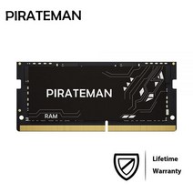 램 추가 노트북 메모리 PIRATEMAN 소딤 메모리용 DDR4 4GB 8GB 16GB 2400 2133 2666 3200MHz 19200 17000 21300, 8GB 3200mhz, 6.8GB 3200mhz