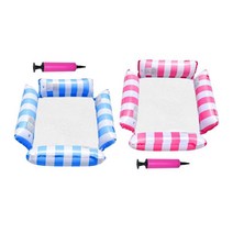 바닷가를 위한 2pcs 뜨 의자 물 장난감 부유물 라운지용 의자, PVC, 핑크와 블루