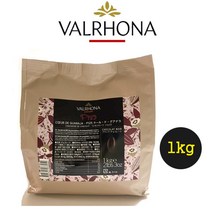 발로나 꾀르드과나하 80% 다크 초콜릿 1kg 커버처 프랑스산 Valrhona 가나슈 마카롱, 1개