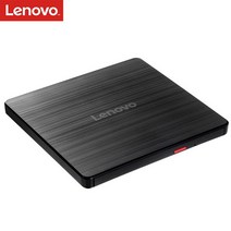 광학디스크 드라이브레노버 GP70N USB2.0 외부 광학 드라이브 DVD 레코더 컴팩트 디자인 지원 읽기 녹음, 01 Black
