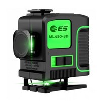ES산업 ML450-3D 6배 밝기 그린 라인 레이저 레벨기 수평기, 1개