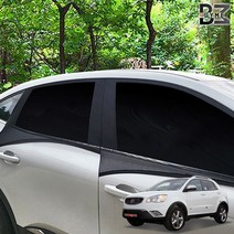 코란도C 햇빛가리개 차박 캠핑 모기방충망, 승용2열2P