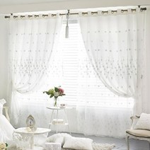 [지나송]브레나 웨딩스타일 암막커튼 중형(360×230cm)