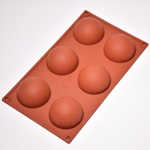 머핀틀 빵틀 오븐팬 머핀컵 7cm Dia 반 구형 초콜릿 케이크 머핀 페스트리 젤로 실리콘 몰드 트레이 식품