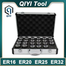 CNC 밀링 공구 거치대 타각기 콜릿 척 세트 ER11 ER16 ER20 ER25 ER, [18]