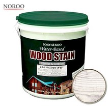 노루페인트 친환경 프리미엄 오일스테인 순앤수 우드스테인 3.5L, 화이트