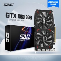 SZMZ 새로운 GTX 1060 6gb 비디오 카드 그래픽 nvidia placa de Video GTX1060 GPU pc 게임용 6GB, 한개옵션0