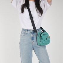 뱃지세트 귀여운 학생 10대 20대 강아지 산책가방 가벼운 남녀공용 커플 크레데 크로스백