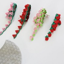 총각원단) 2마] 1.7cm 케미컬레이스-과일 4종(98323) c2, 딸기
