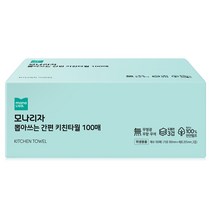 모나리자 뽑아쓰는 간편 키친타월, 2개, 100매