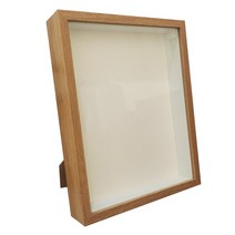 감성 액자 그림자 상자 프레임 꽃다발 디스플레이 꽃 케이스 깊이 3cm 입체 선물을, 30X40cm, Wood Color frame