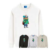 엘라모 기모M 베어뮤지션 맨투맨 남녀공용 빅사이즈 S-4XL