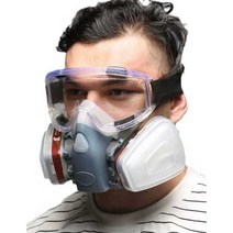 농약 방독 마스크 페인트 화학 방진 전면형마스크, 상세 페이지 참고, 회수용 고효율 KN95 필터 10매