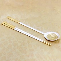 명품 전체금부 은수저 70퍼센트 93.75g, 매조세송이 여 74