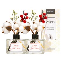 (1+1)아르보레 크리스마스 목화 에디션 디퓨저 200ml, 블랙체리