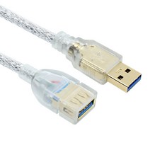 넥시 USB3.0 연장연결선 캐논 삼성 HP 프린터 복합기 키보드 마우스 연장케이블, 1.8m, 1개