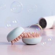 젤리피쉬 해파리 샴푸브러쉬 헤어브러쉬 두피마사지기 머리 마사지기 안마기 샴푸빗 샴푸마사지기 클리너 더웨이브스토어, 블루
