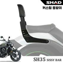 15-23 가와사키 발칸650 S 커스텀 등받이 텐덤 샤드 보조석 보호