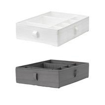 이케아 SKUBB 스쿠브 칸막이정리함 44x34x11cm/수납함/정리함, 색상:화이트_901.855.94, 단품